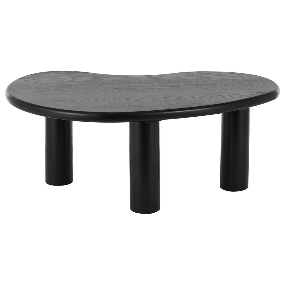 37B Wood Heart Coffee Table in Black, , large