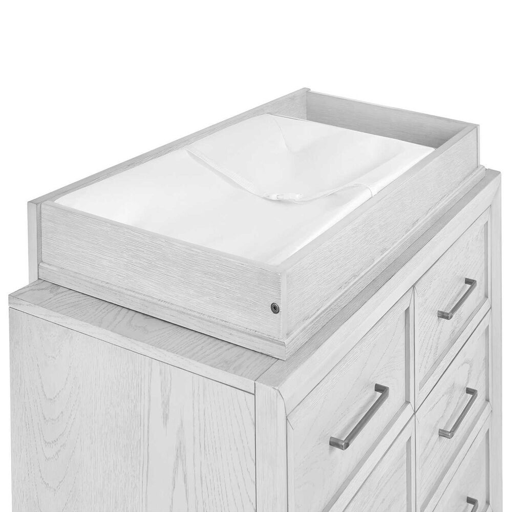 Evolur Lourdes Changing Tray Top in Greyhound NFM