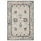 Karastan Cleo Evesham 5"3" x 8" Grey and Dark Blue Area Rug, , large