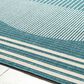 Surya Alfresco 5"3" x 7"7" Marine Blue, Light Silver, Slate Blue and Metallic Silver Indoor/Outdoor Area Rug, , large