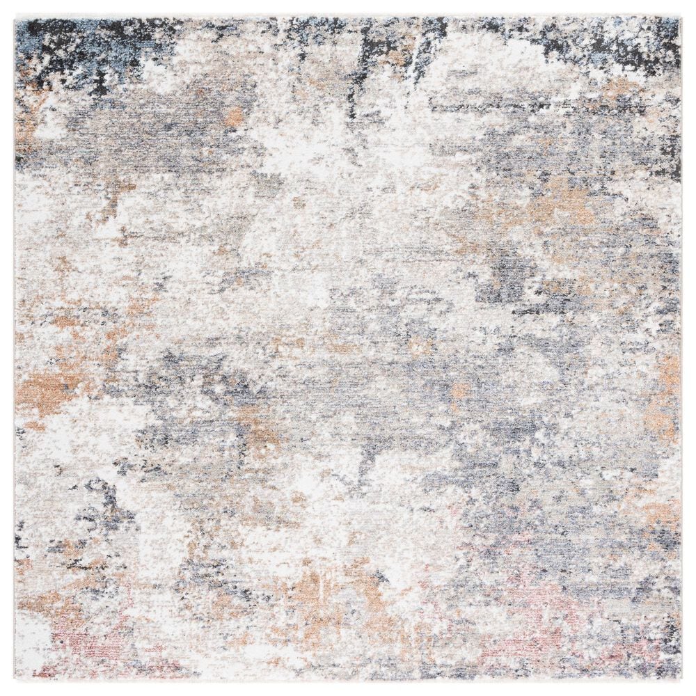 Safavieh Jasmine 5"3" Square Grey and Taupe Area Rug, , large