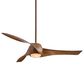 Minka-Aire Artemis 58" Smart Celling Fan with LED Light in Distressed Koa, , large