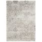 Nourison Damask DAS06 8" x 10" Ivory Area Rug, , large