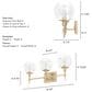 Hunter Xidane 3-Light Vanity in Alturas Gold, , large