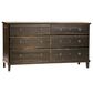 Blue Sun Designs Soren 6 Drawer Dresser in Black, , large