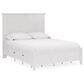 Urban Home Grace Queen 4-Drawer Platform Storage Bed in Snowfall White and Black, , large