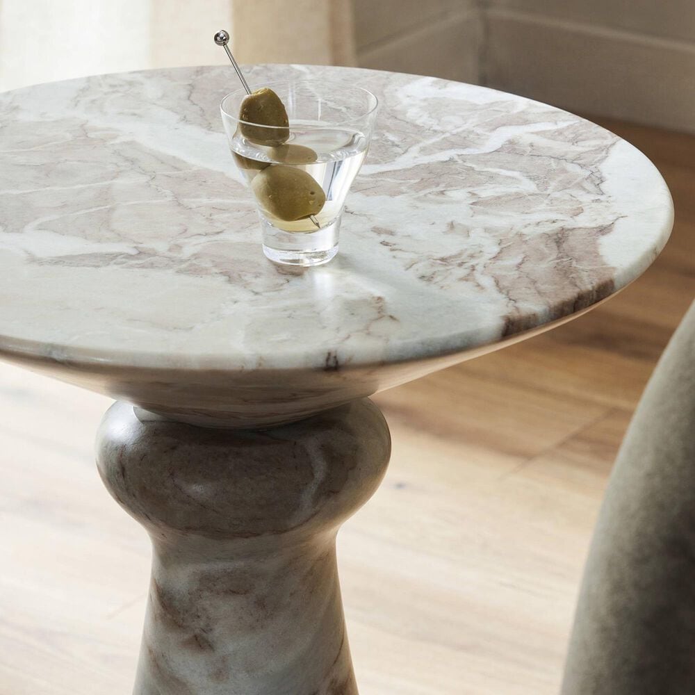 Four Hands Connie End Table-Sawar Marble, , large