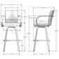 Amisco Lance 30" Swivel Stool, , large
