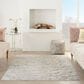 Nourison Metallic 5"3" x 7"3" Grey Mocha Area Rug, , large