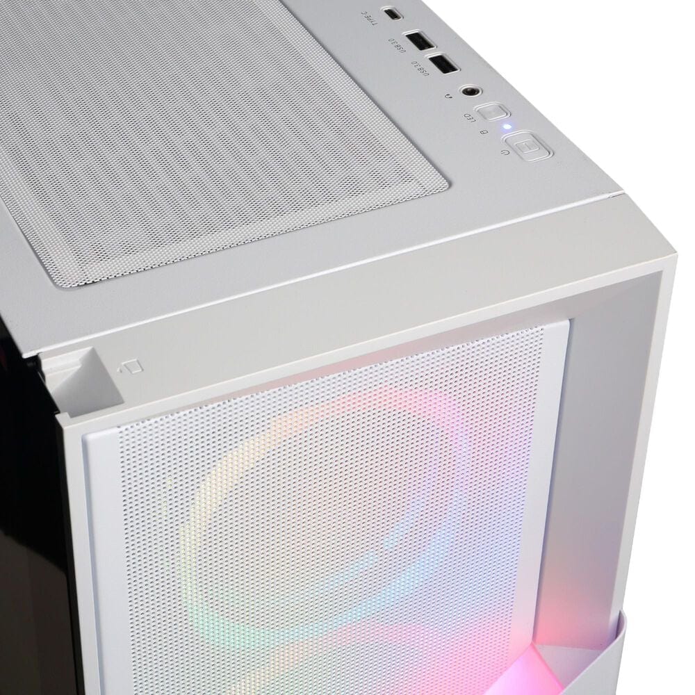 CyberPowerPC Gamer Master Gaming Desktop | AMD Ryzen 7 8700F - 16GB RAM - NVIDIA GeForce RTX 5050 Graphics - 2TB SSD in White, , large