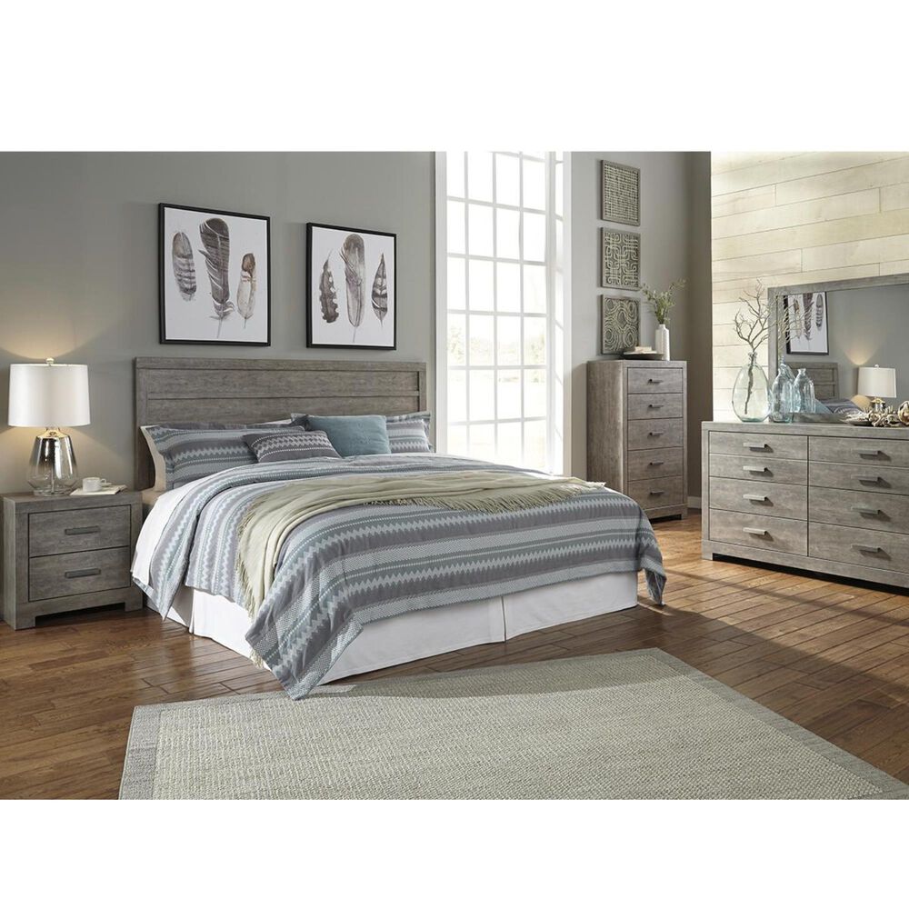 Ashley Culverbach 5 Drawer Chest in Driftwood Gray, , large