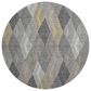 Dalyn Rug Company The Reserve TR11 Charcoal 8" Round Indoor/Outdoor Area Rug, , large