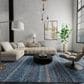 Feizy Dakota 3"6" x 5"6" Teal and Multicolor Area Rug, , large