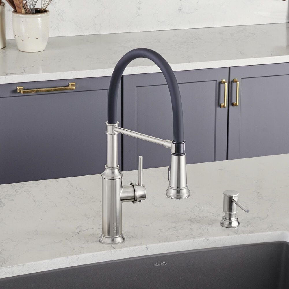 Blanco Empressa Semi-Pro Faucet in PVD Steel, , large