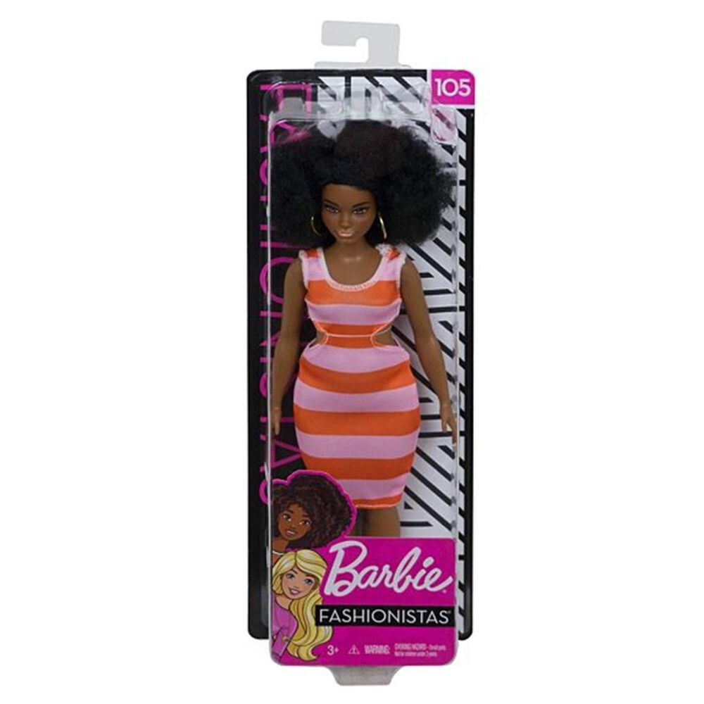 Barbie Fashionistas Doll - Curvy with Black Hair, , large