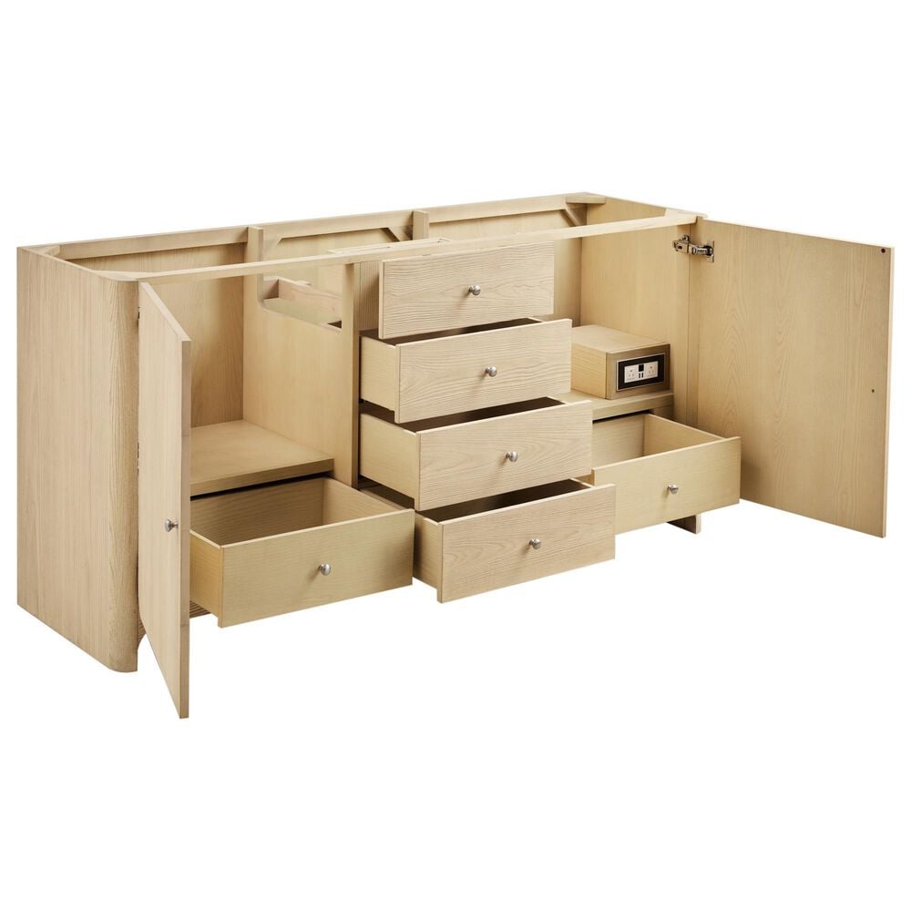 James Martin Vanities Gracyn 72&quot; Double Bathroom Vanity Cabinet in Coastal Driftwood, , large
