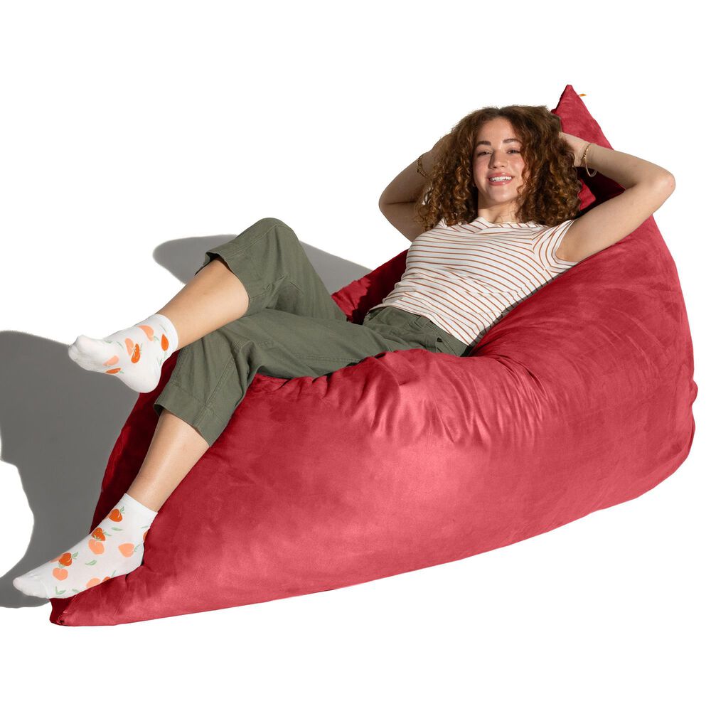 Jaxx 5.5&#39; Pillow Bean Bag Pillow in Cinnabar, , large