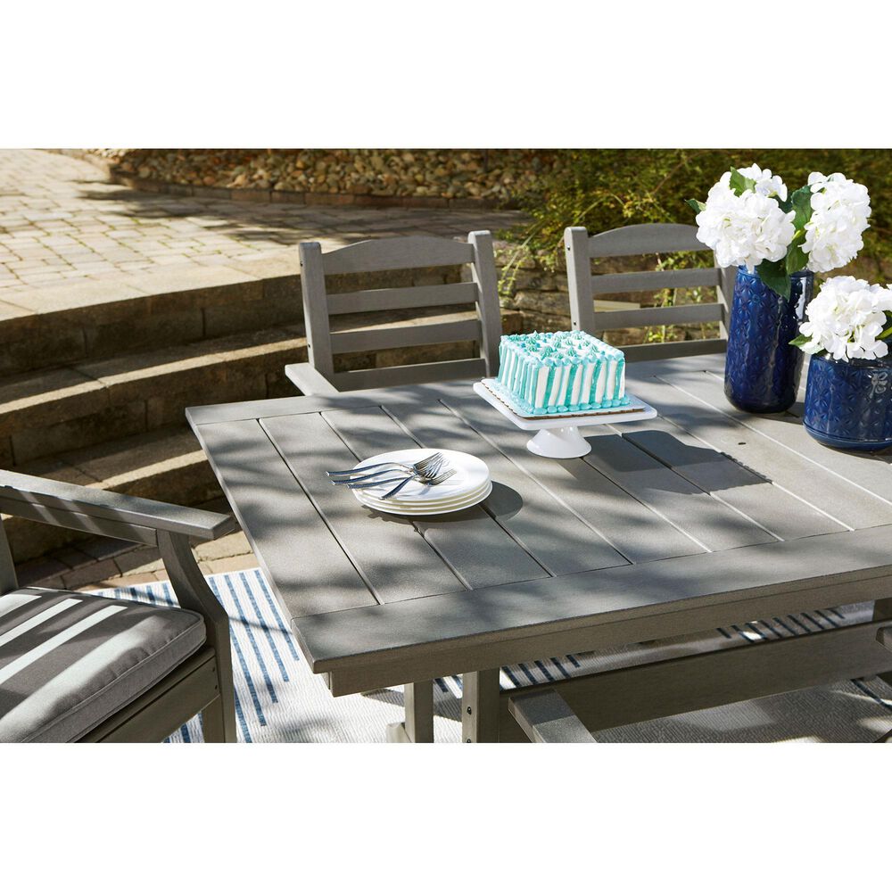 Ashley Visola Dining Table in Gray, , large