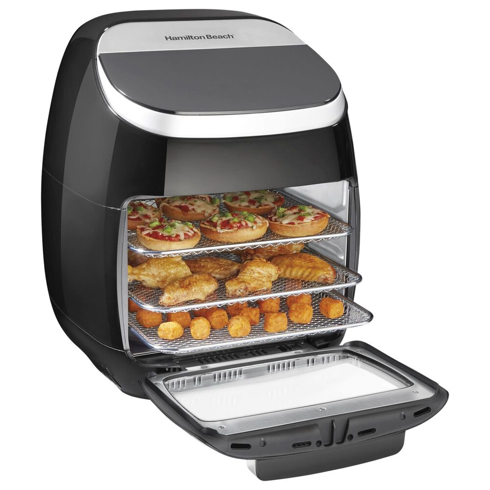 Hamilton Beach 11 Quart Digital Air Fryer Oven with Rotisserie in Gray, , large