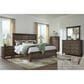 Riva Ridge Oxford Queen Panel Storage Bed in Cocoa with USB Ports, , large