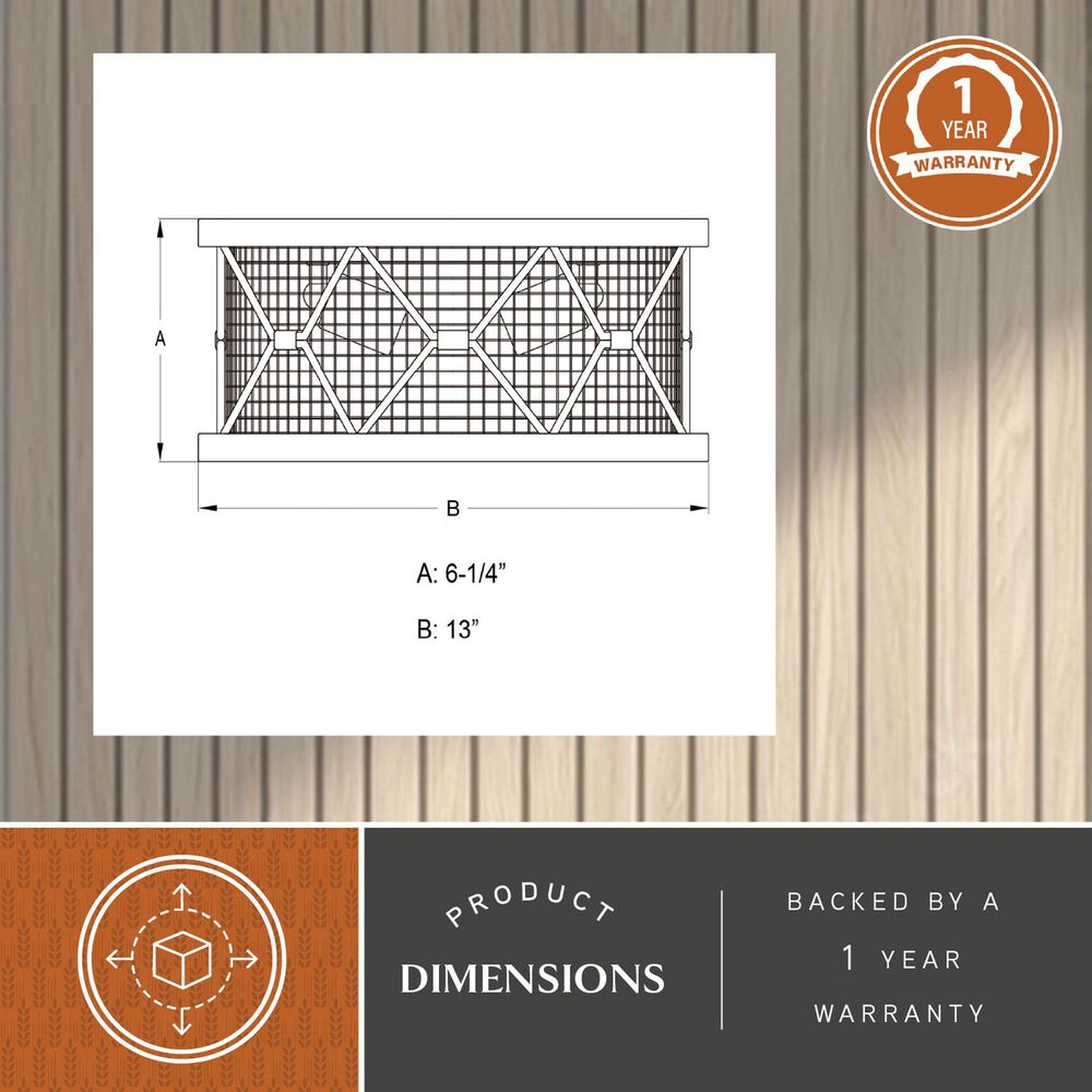 Vaxcel Bremerton 2-Light Flush Mount in Oil Rubbed Bronze and Burnished Teak, , large