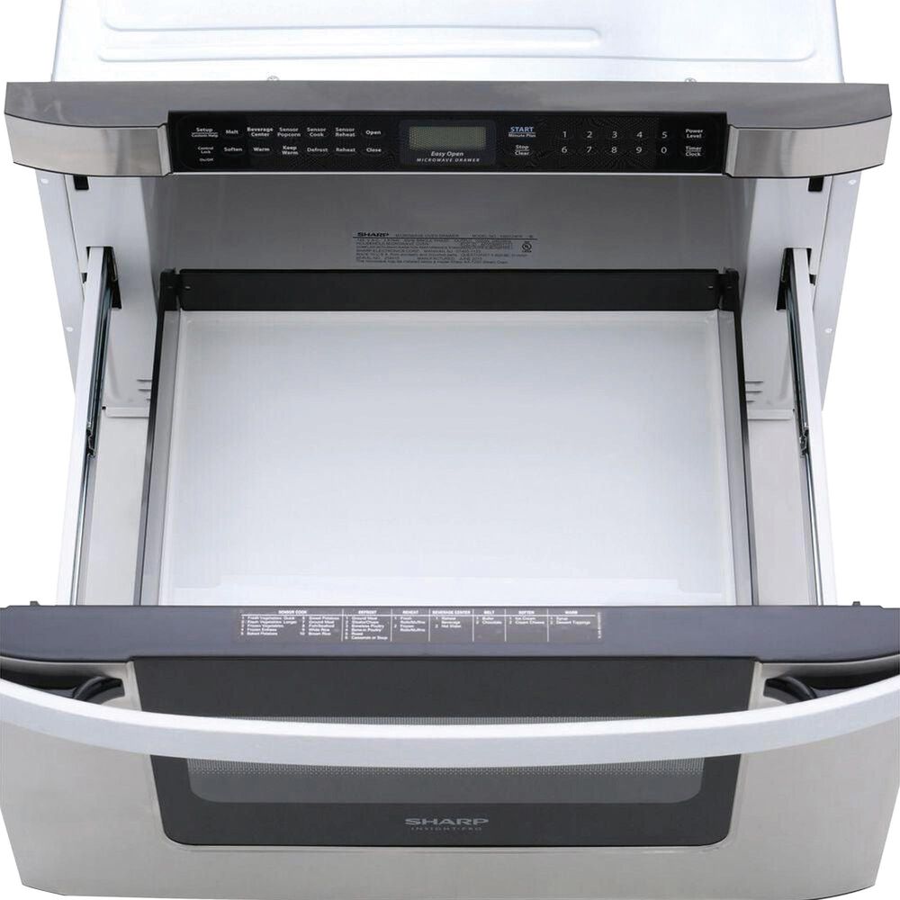 Sharp 24" "Easy Open" Microwave Drawer in Stainless Steel, , large