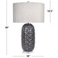 Grandview Gallery Onyx Ceramic Table Lamp in Dark Grey, Brushed Nickel and Clear, , large