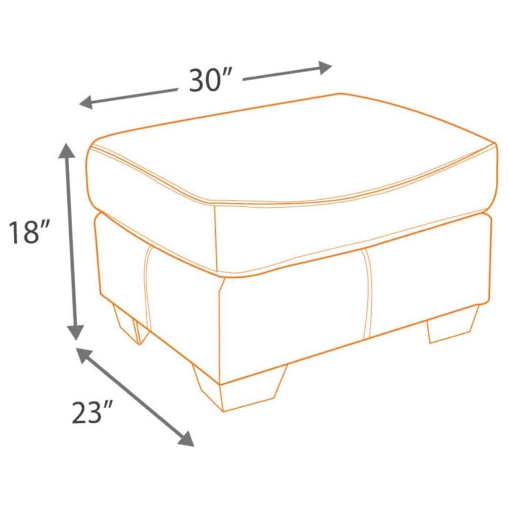 Ashley Bladen Ottoman in Coffee, , large
