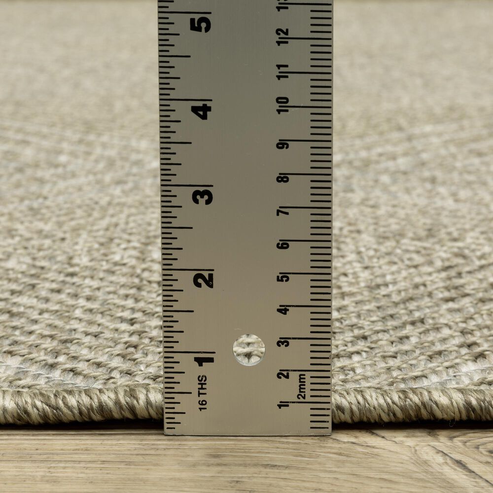 Oriental Weavers Tortuga TR05A 1&#39;10&quot; x 7&#39;6&quot; Beige Runner, , large