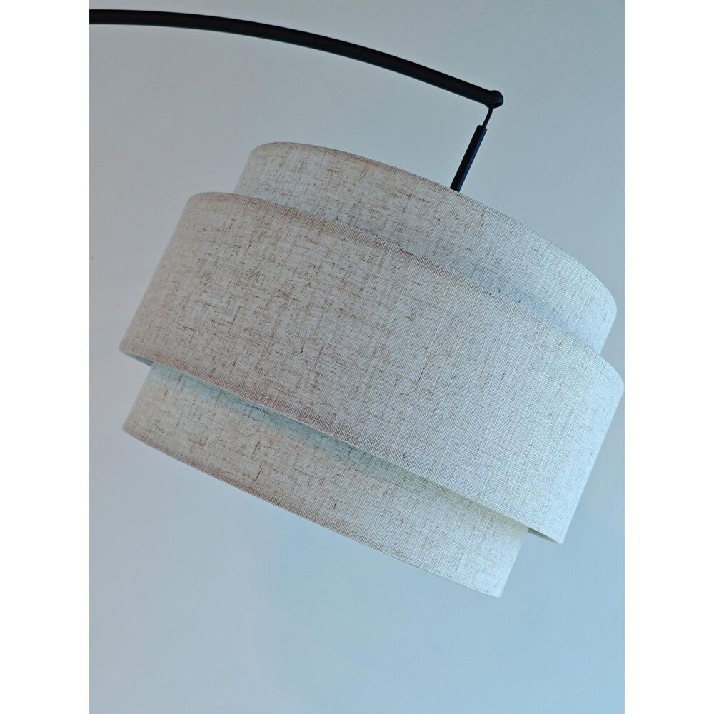 Lite Source 3-Layer Arch Floor Lamp in Black, , large