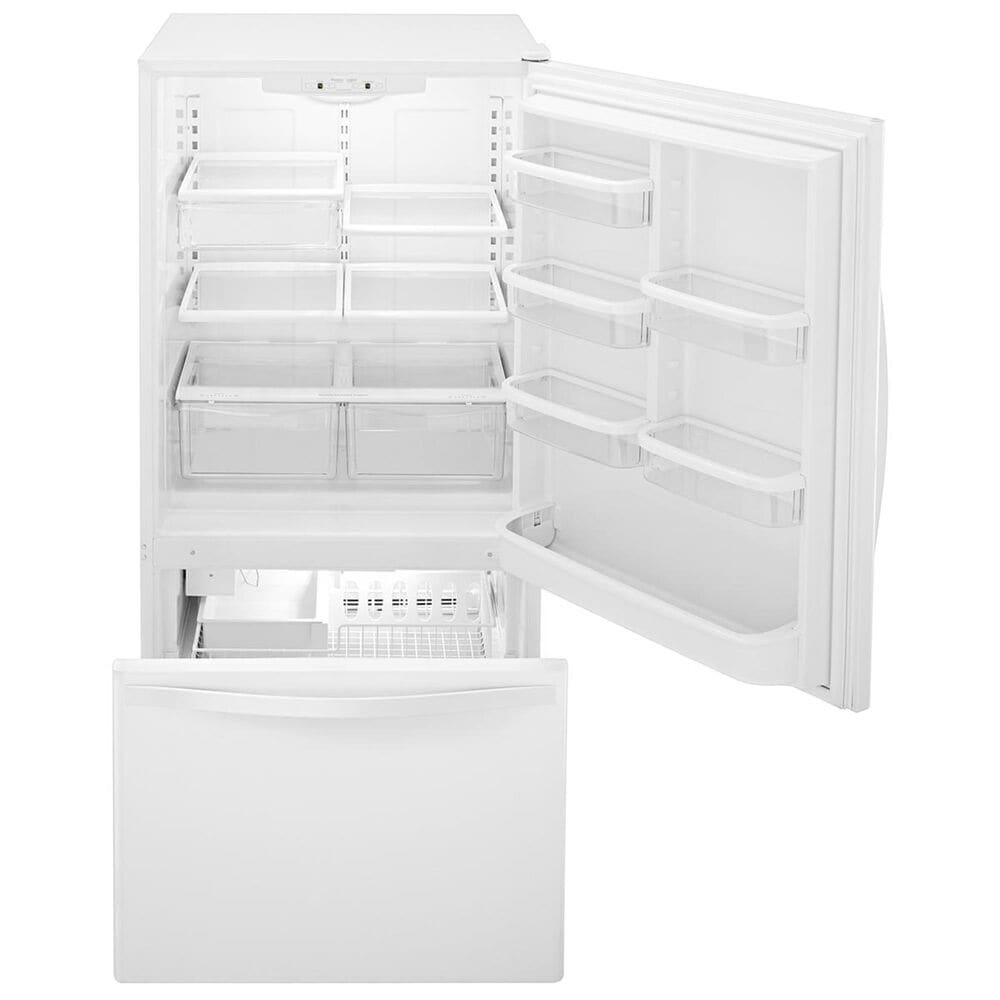 Whirlpool 22 Cu. Ft. Bottom-Freezer Refrigerator with Freezer Drawer in White, , large
