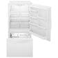 Whirlpool 22 Cu. Ft. Bottom-Freezer Refrigerator with Freezer Drawer in White, , large
