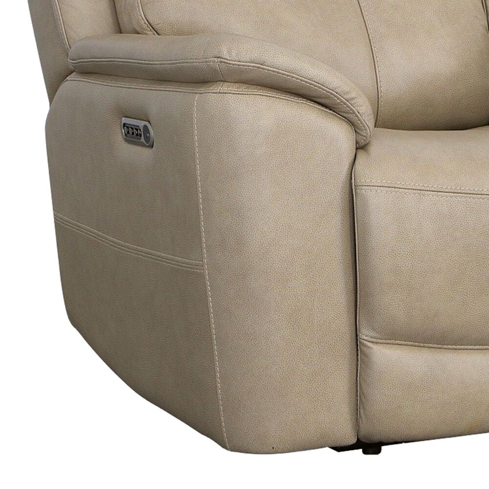 Flexsteel Crew Power Sofa and Loveseat Set in Pebble, , large