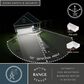 Vaxcel International Co. Ltd. Outdoor Motion Sensor Wall Mount in Black, , large