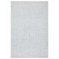 Safavieh Micro-Loop 4" x 6" Light Grey and Ivory Area Rug, , large