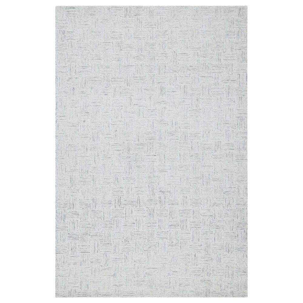 Safavieh Micro-Loop 4" x 6" Light Grey and Ivory Area Rug, , large