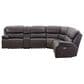 Steve Silver Plaza 6-Piece Power Reclining Sectional in Smoked Gray, , large