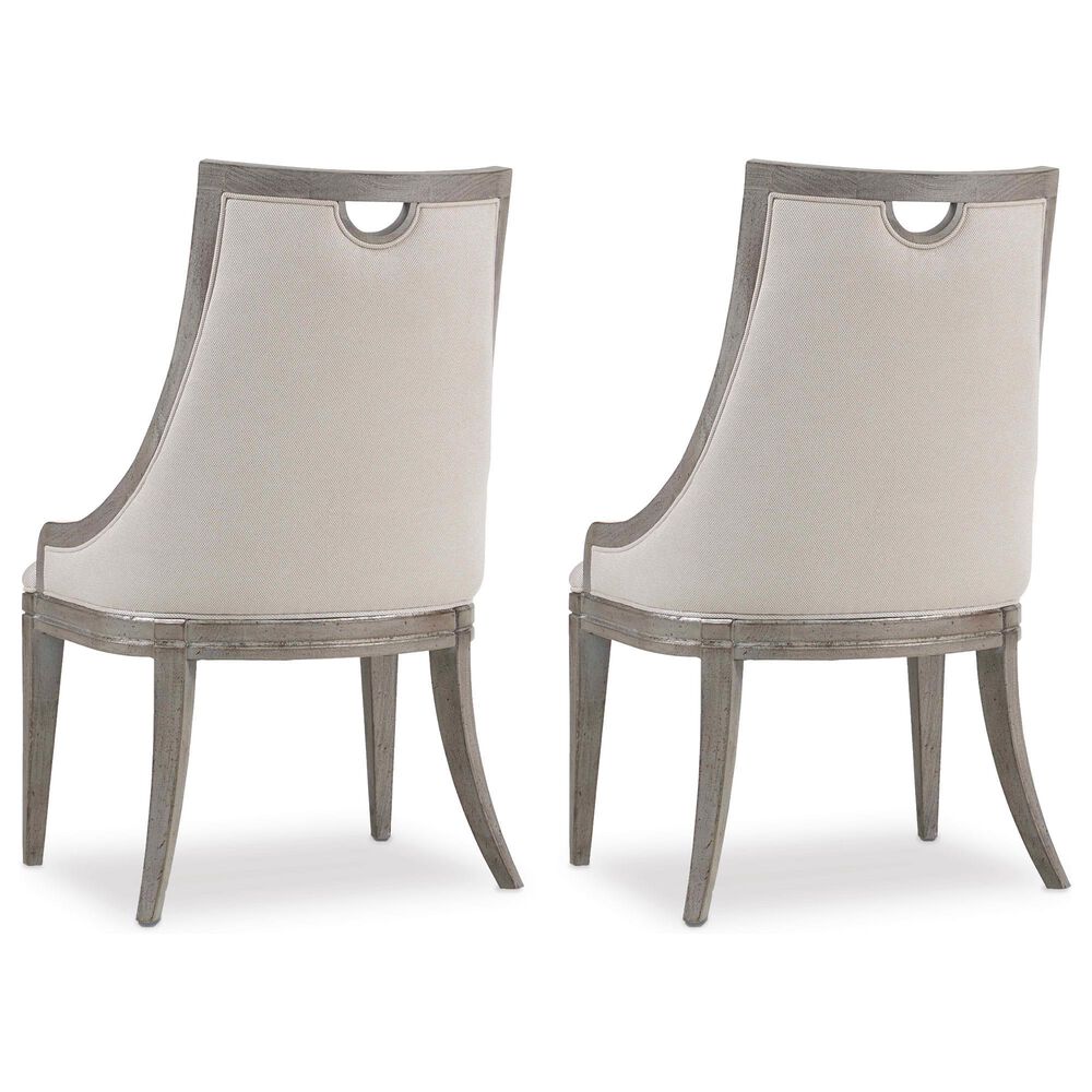 Hooker Furniture Sanctuary Side Chair in Greige &#40;Set of 2&#41;, , large
