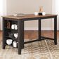 Ashley Gesthaven Counter Height Table in Light Natural and Dark Brown - Table Only, , large