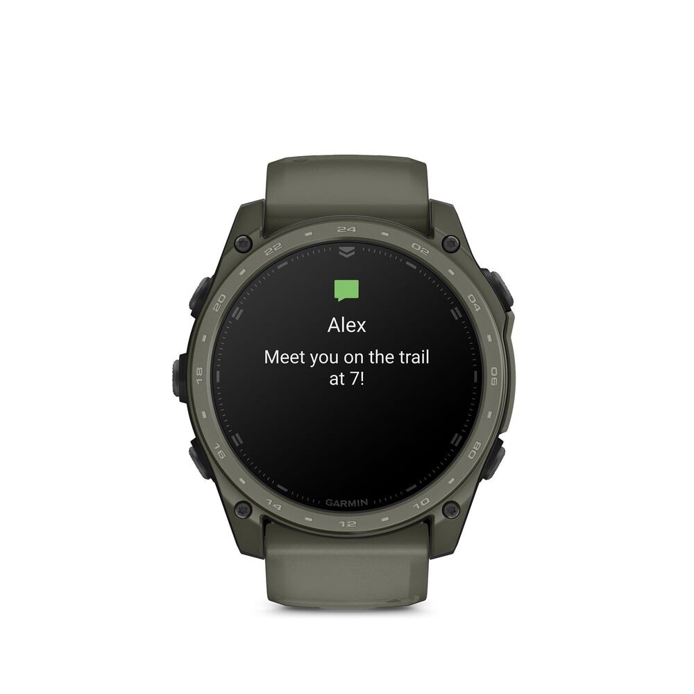 Garmin tactix 8 AMOLED Smartwatch 51 mm in Olive Drab Cerakote Coating, , large