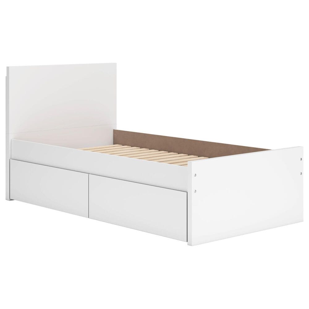 Ashley Onita Twin Storage Bed in White, , large