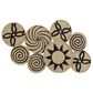 Maple and Jade 29" x 44" Eclectic Abstract Wall Decor in Black and Brown, , large