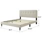 Bernards Furniture Amelia King Platform Bed in Beige, , large