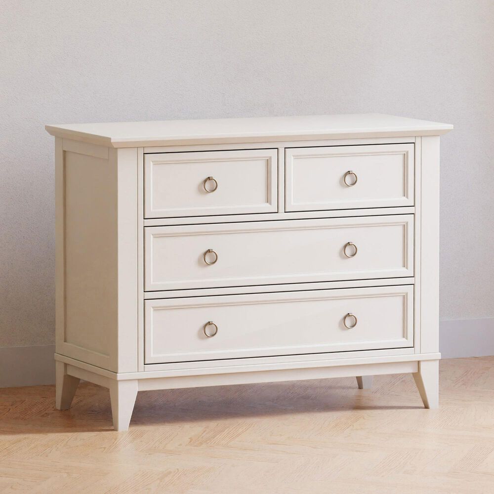 New Haus Emma Regency 4-Drawer Dresser in Warm White, , large