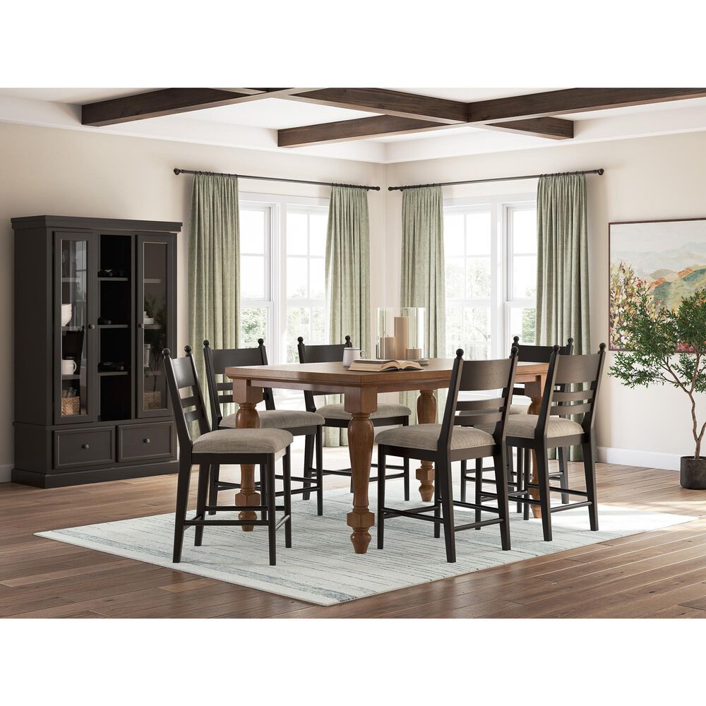 Ashley Greddinton Counter Stool in Black, , large