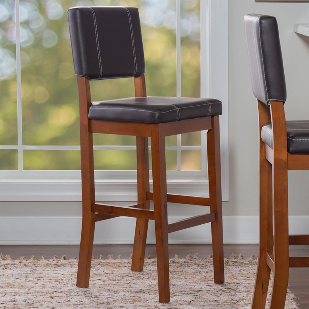 Linden Boulevard Dumas Barstool in Brown, , large