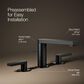 Kohler Composed Widespread Bathroom Sink Faucet in Matte Black, , large