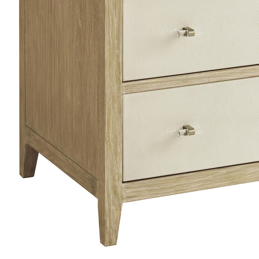 James Martin Vanities Celeste 36&quot; Single Vanity in Sun-washed Oak with Embossed Shagreen and with Single Hole 3 cm White Zeus Quartz Top &amp; Backsplash, , large