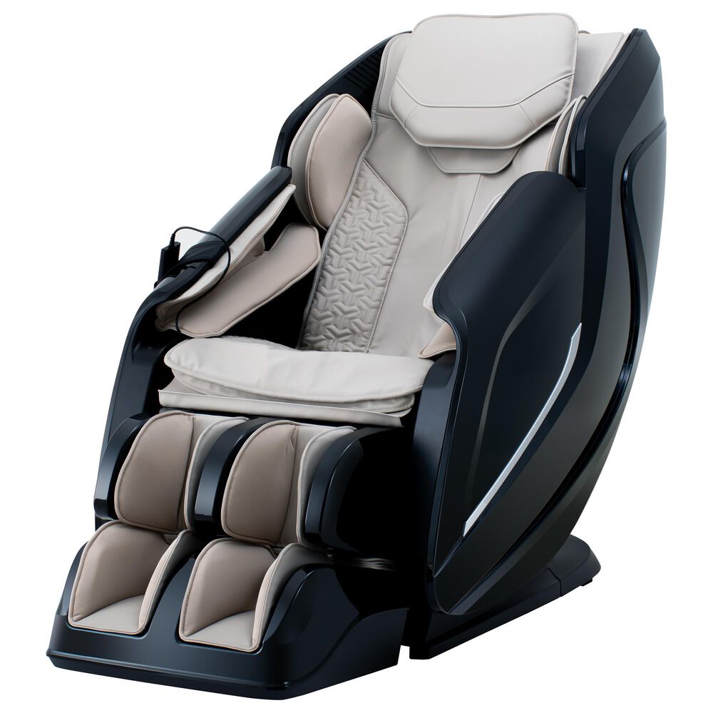 Cozzia Shiatsu Massage Chair with 2D Li Flex Track in Taupe, , large