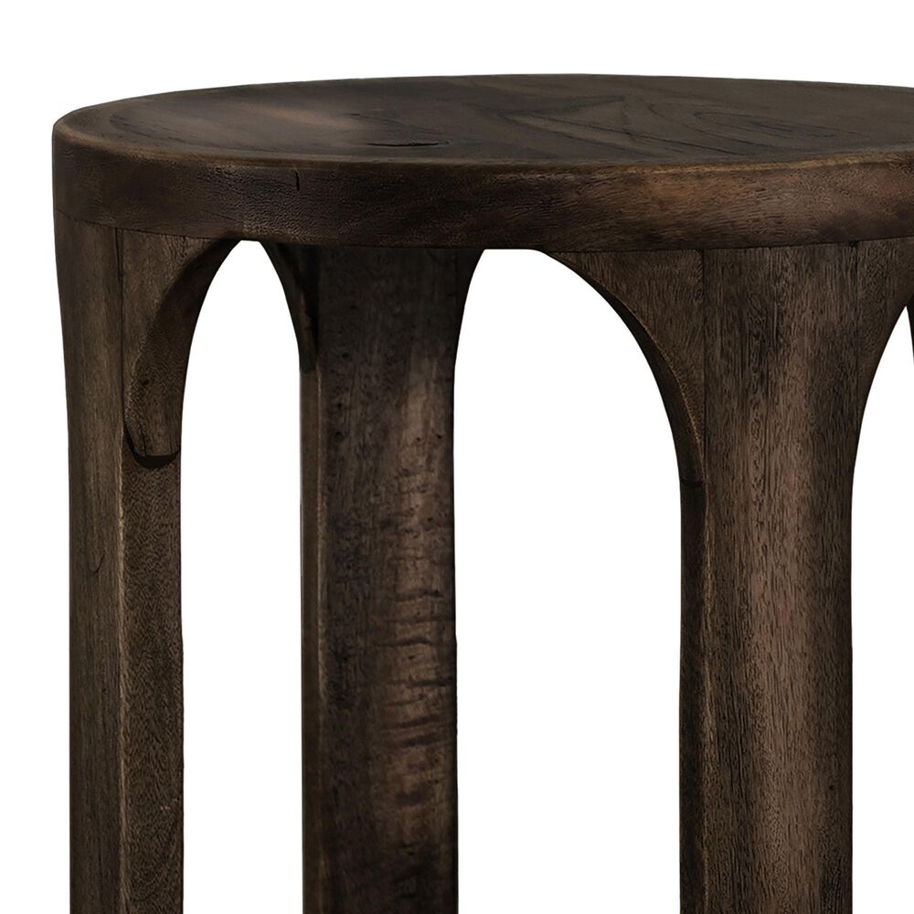 Fallridge Balam 1-Shelf Chairside Table in Stained Dark, , large